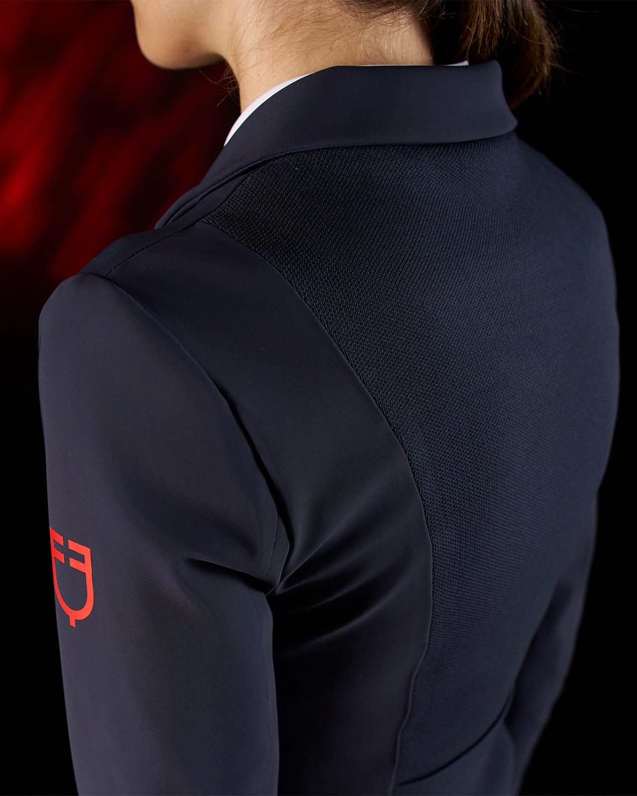 Giacca concorso donna Equestro Ridertechnology cuciture termosaldate