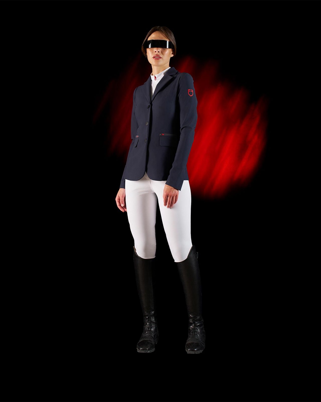 Giacca concorso donna Equestro Ridertechnology cuciture termosaldate