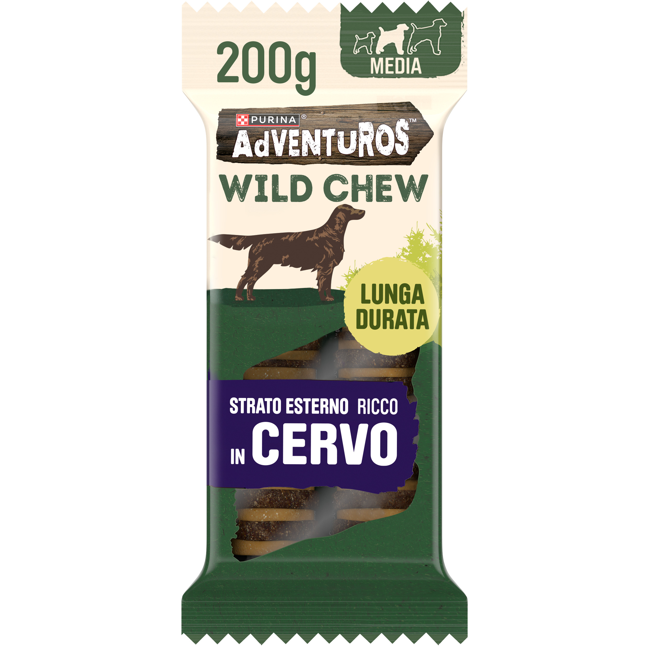 ADVENTUROS® WILD CHEW - MEDIUM - GUSTO CERVO