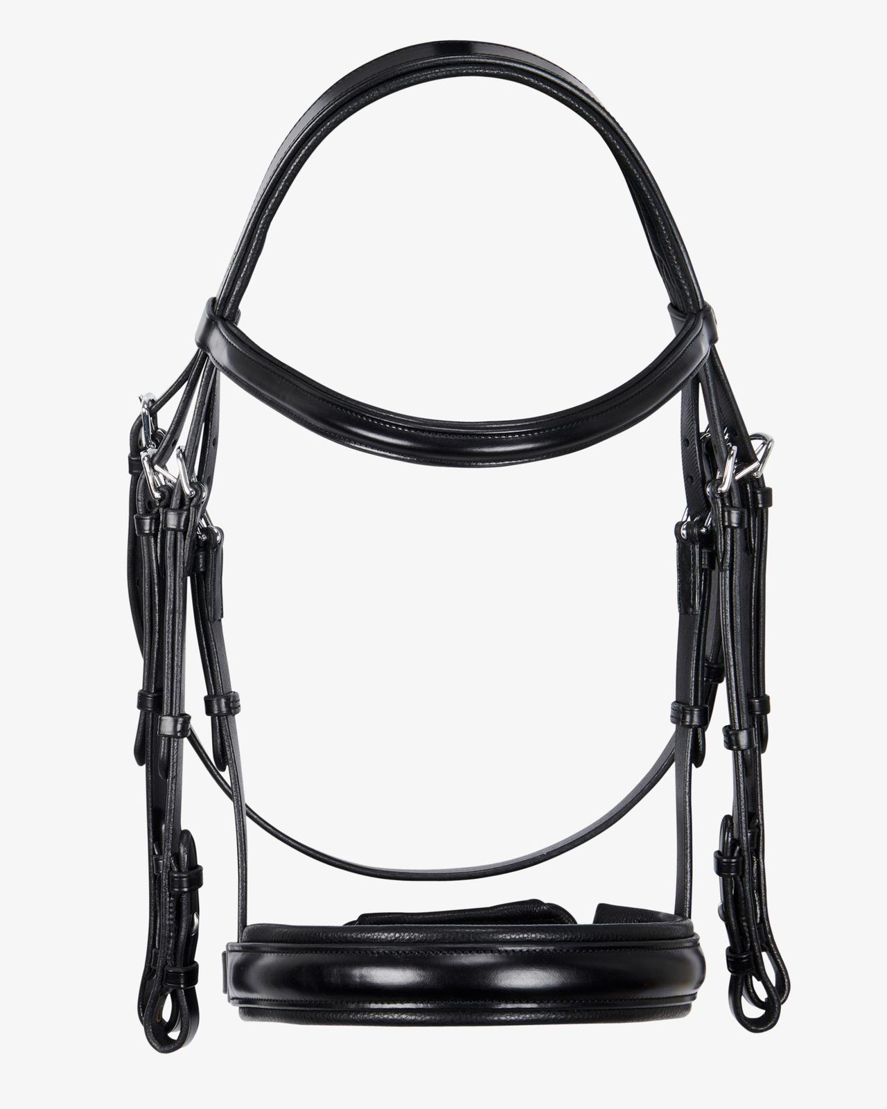 Briglia dressage in cuoio senza redini