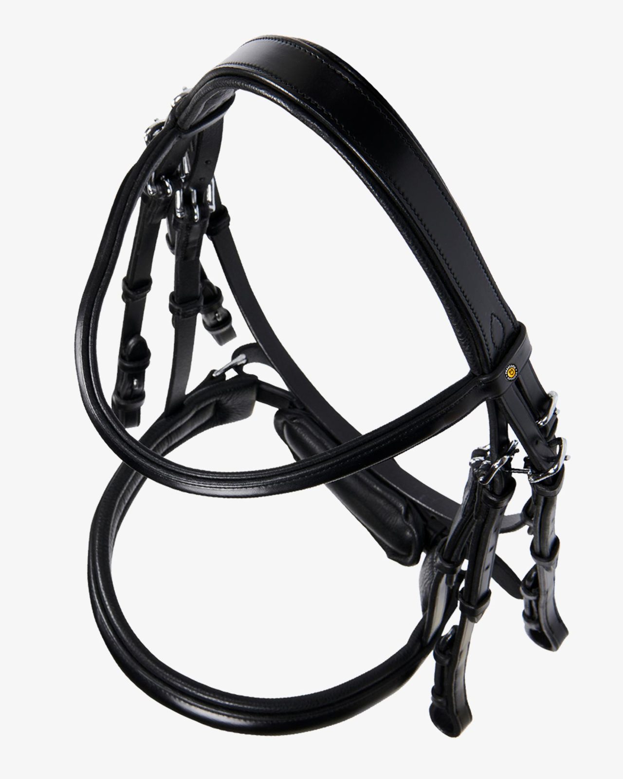 Briglia dressage in cuoio senza redini