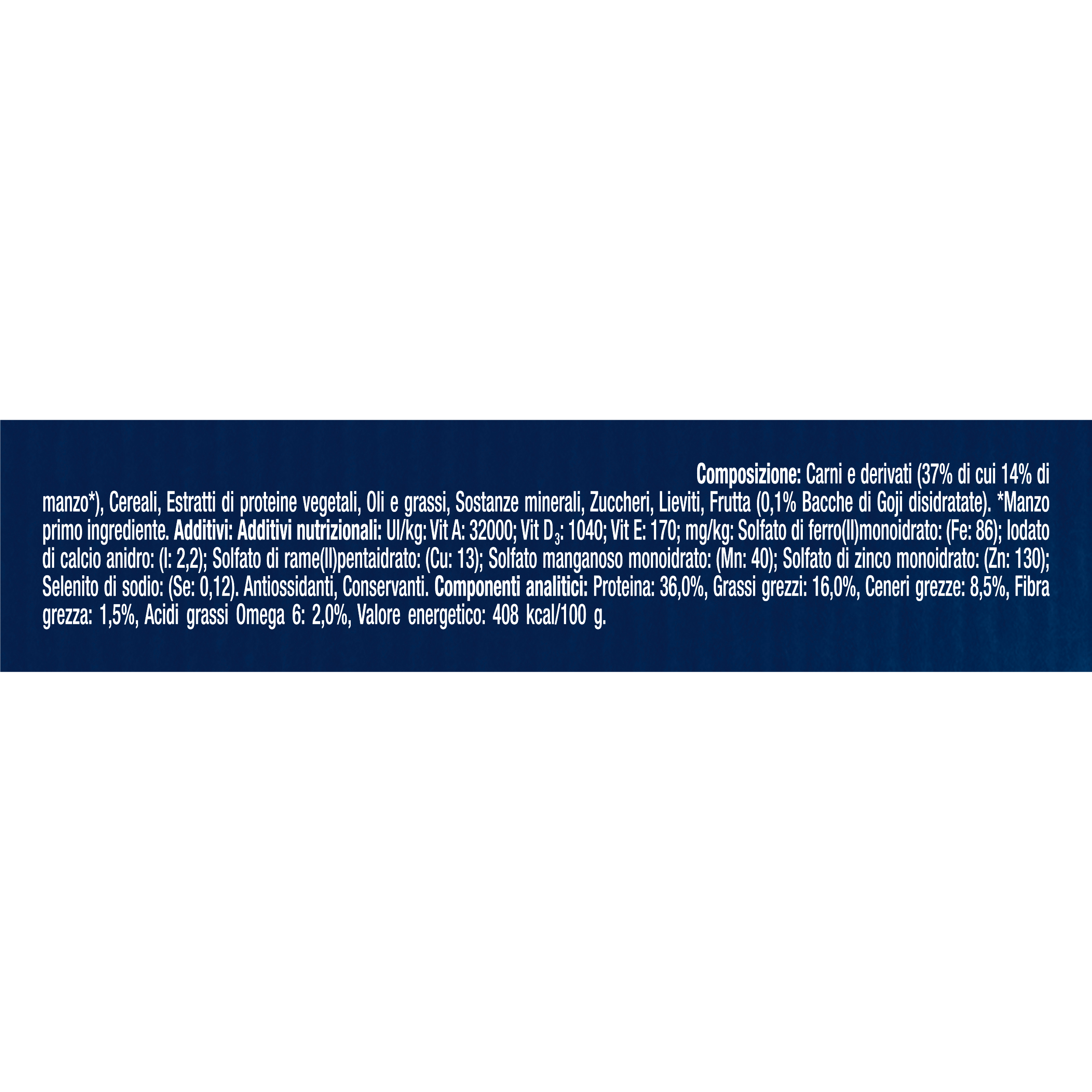 Felix Naturally Delicious 50g Manzo 1° Ingrediente & Bacca di Goji