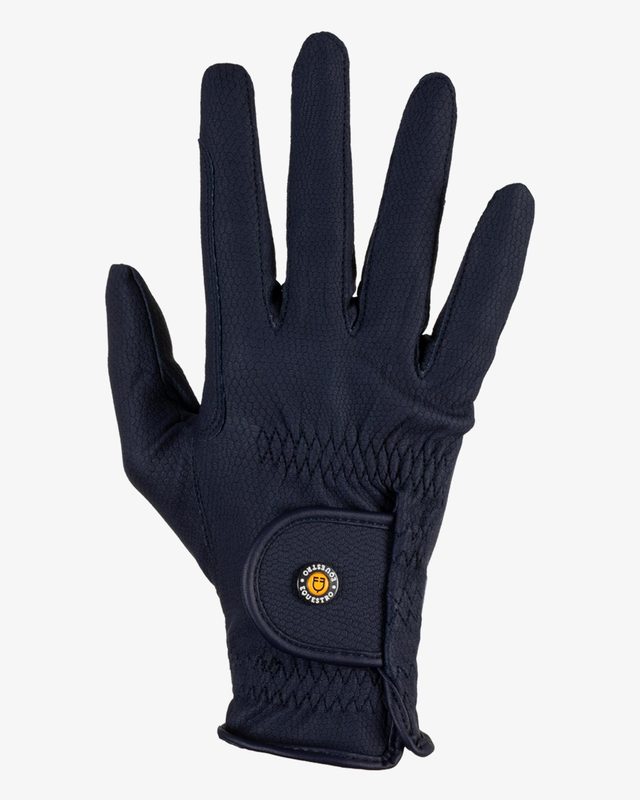 Guanti unisex in pelle sintetica con chiusura a strappo