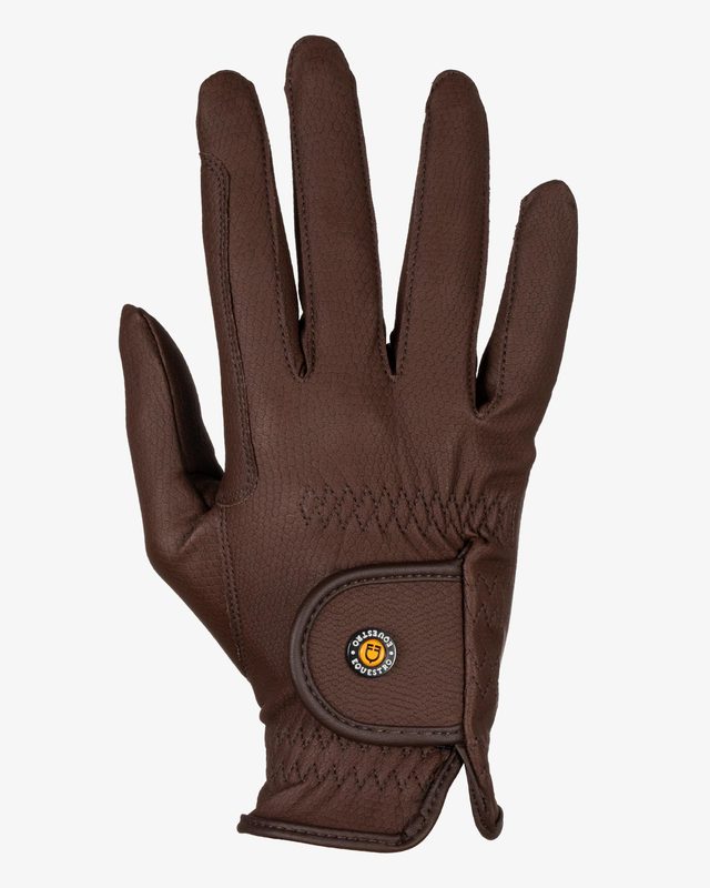 Guanti unisex in pelle sintetica con chiusura a strappo