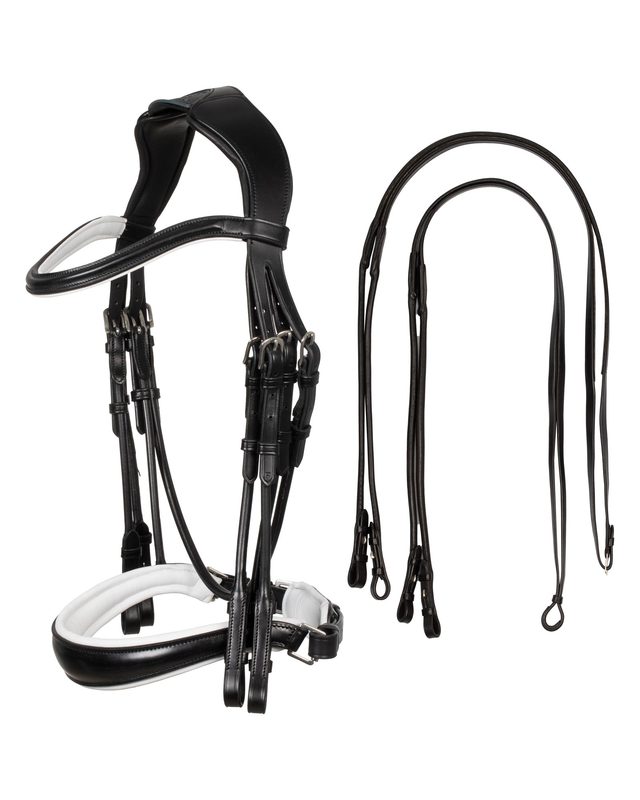 Giocanda bridle calfskin & double reins