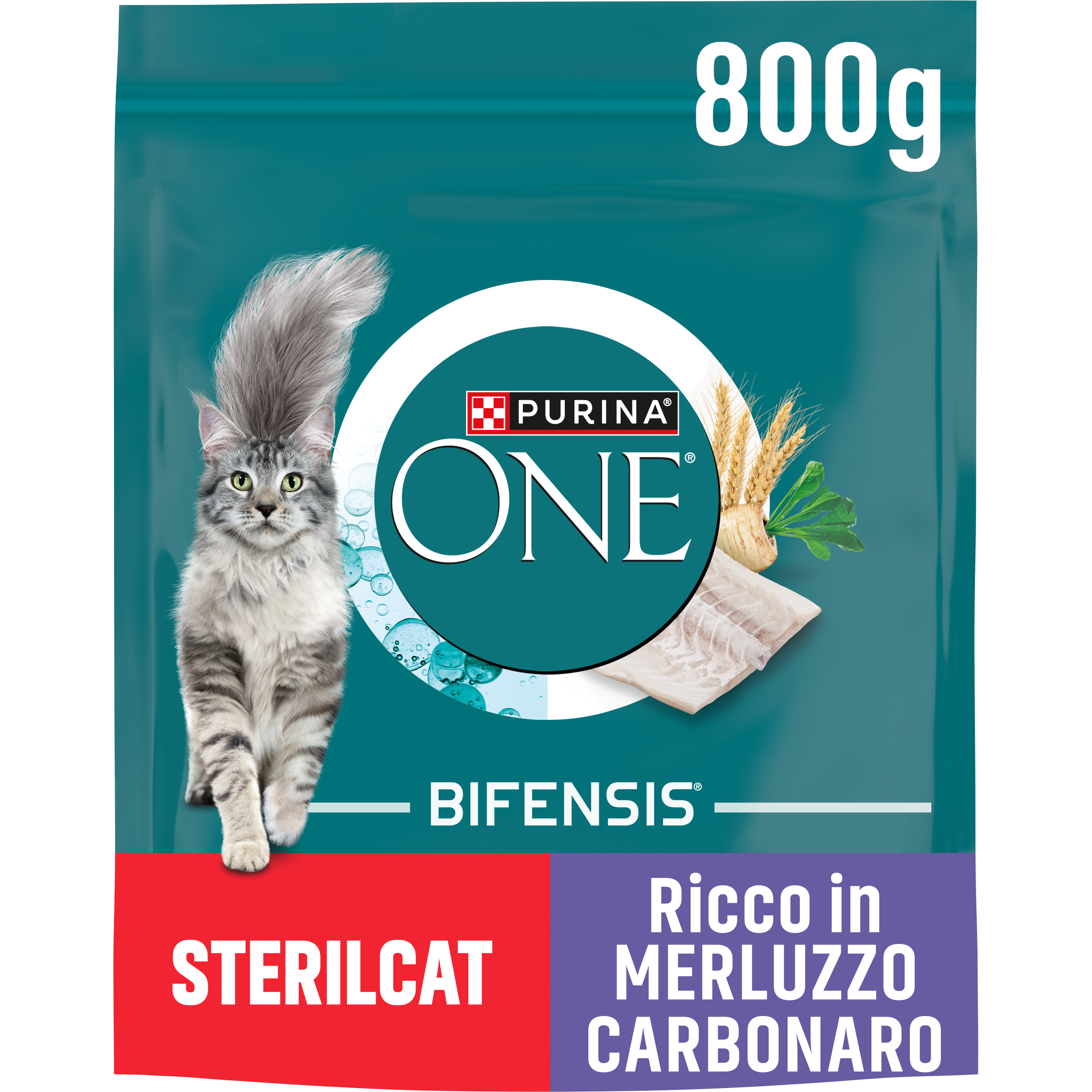 PURINA ONE® Sterilcat, Ricco in Merluzzo