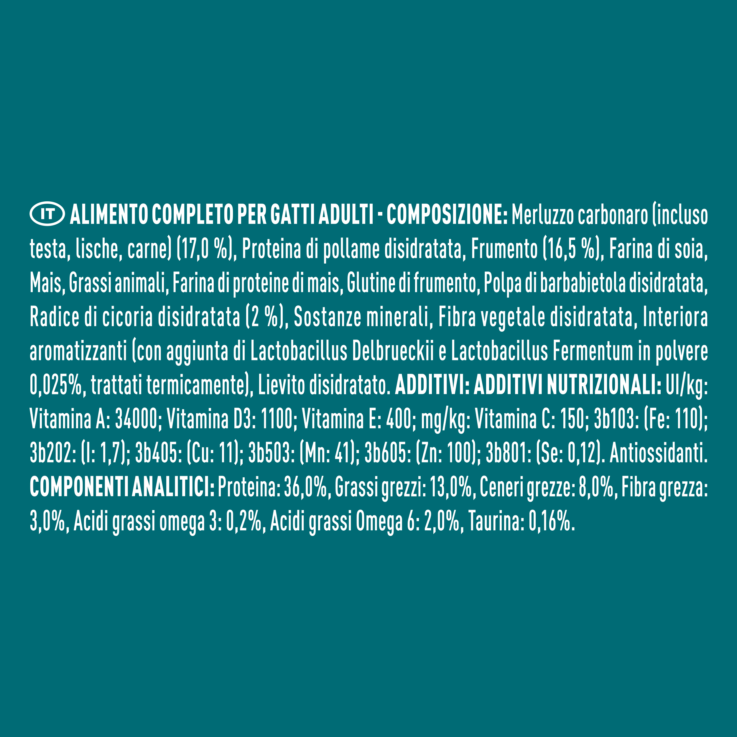 PURINA ONE® Sterilcat, Ricco in Merluzzo