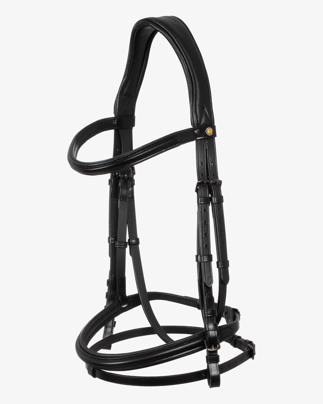 ANATOMIC LEATHER BRIDLE BLACK FITTING