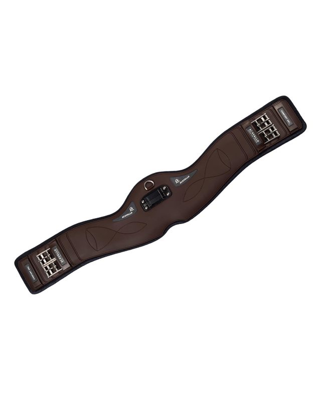 Anatomical dressage girth gel pvc