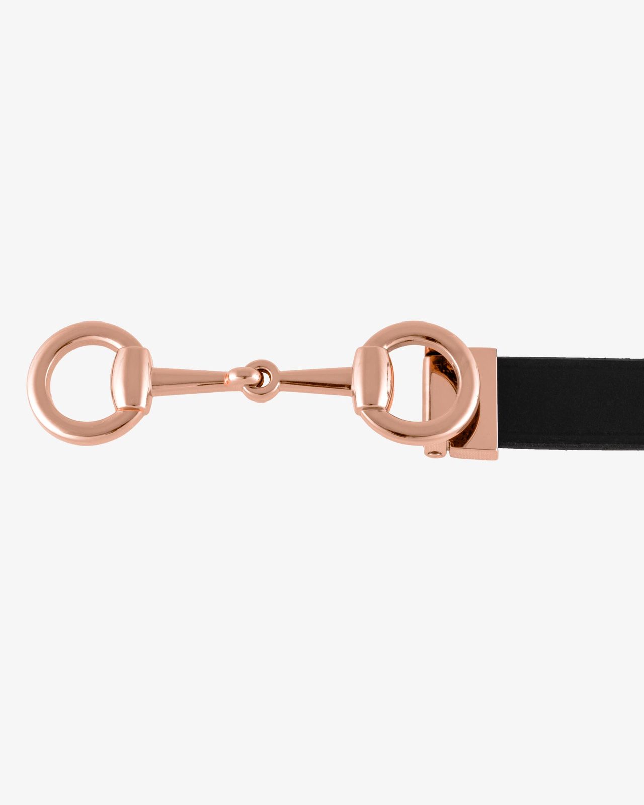 Women's belt snaffle bit buckle