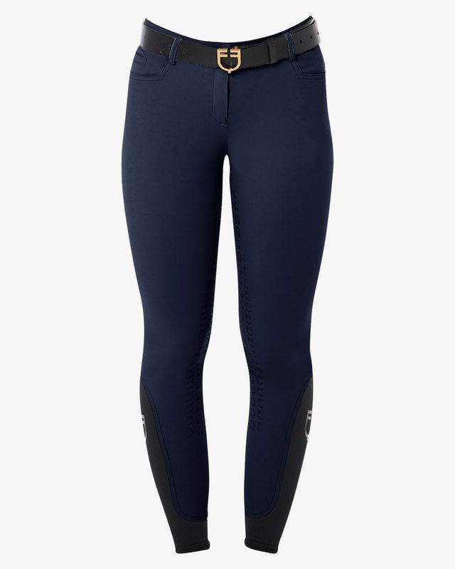 Women's full grip breeches in technical fabric