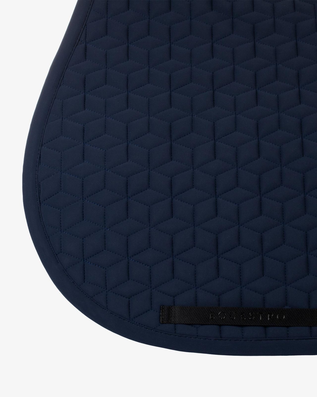 Jumping saddle pad cube quilting