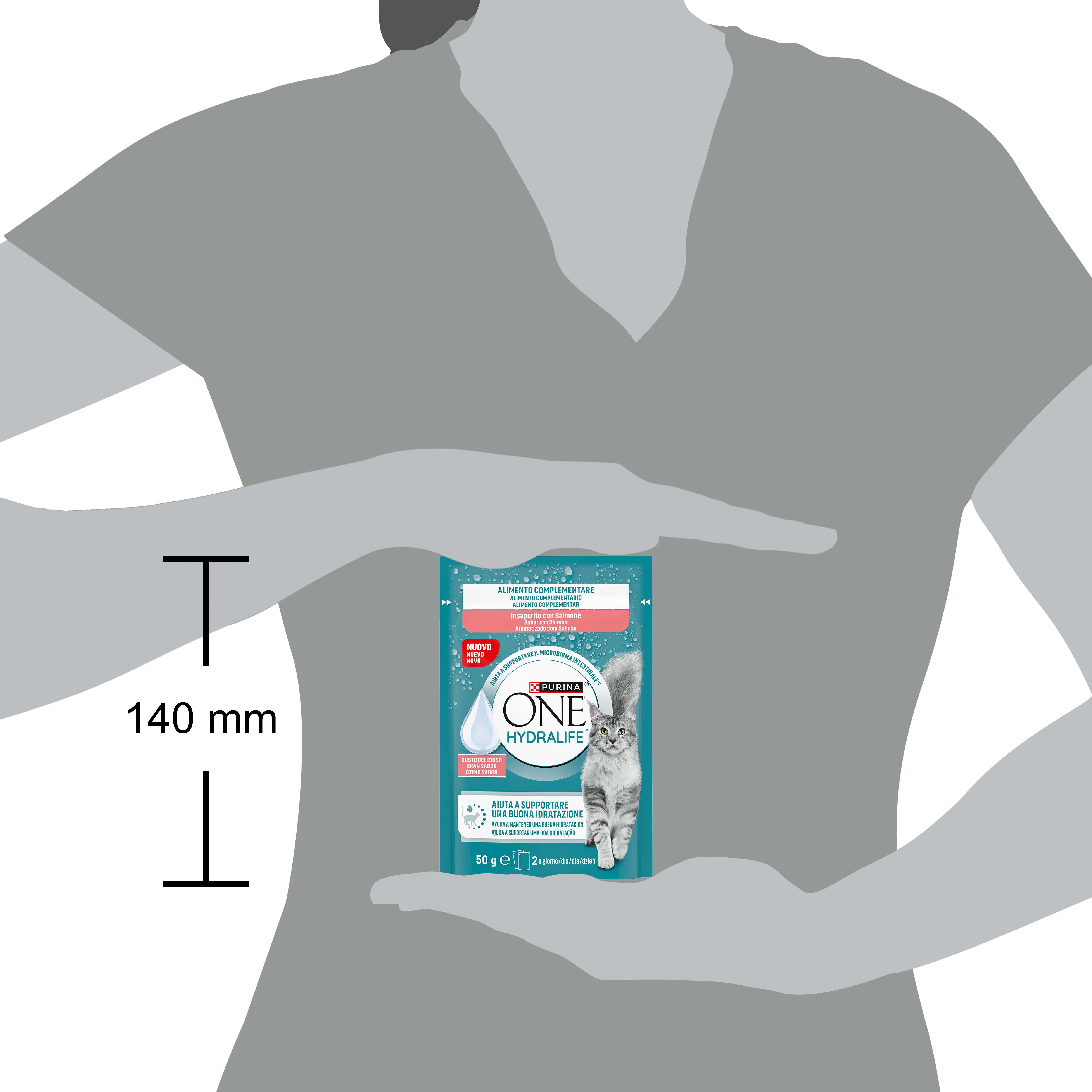 Purina ONE Hydralife 50g Salmone