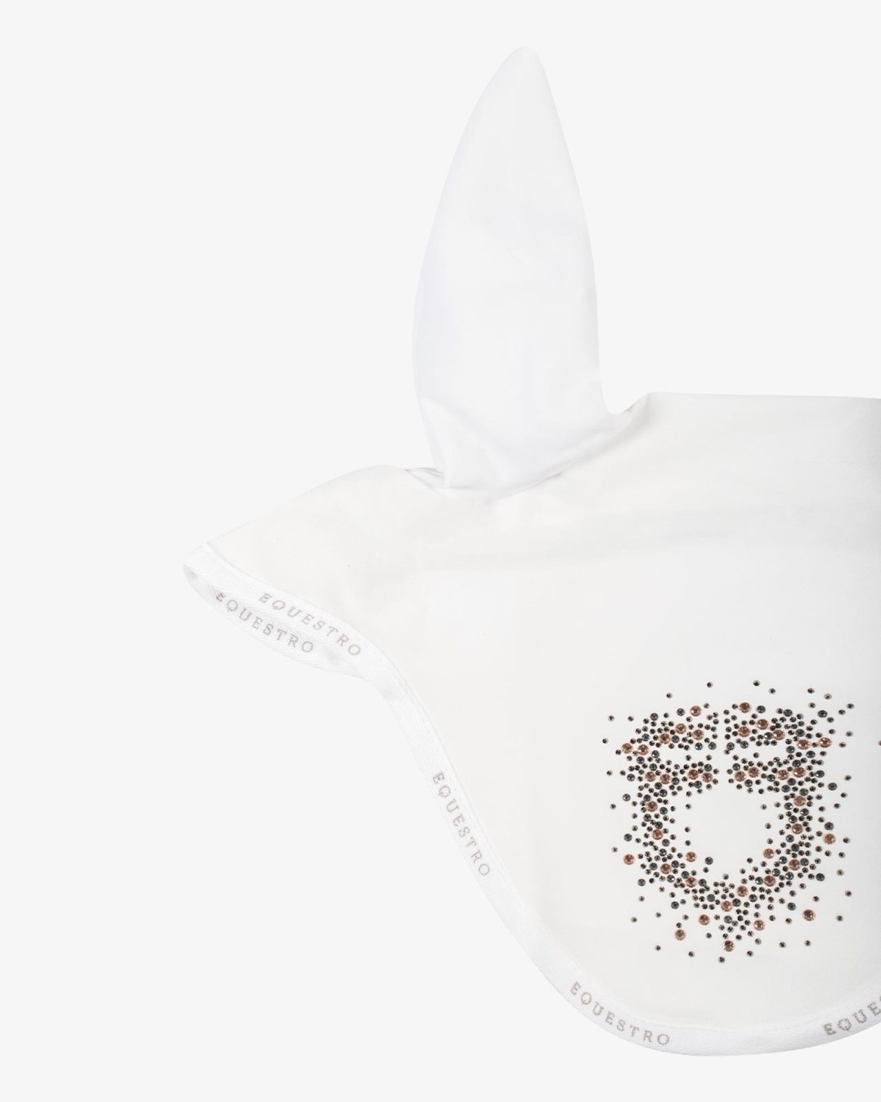 Fly veil technical fabric glitter logo