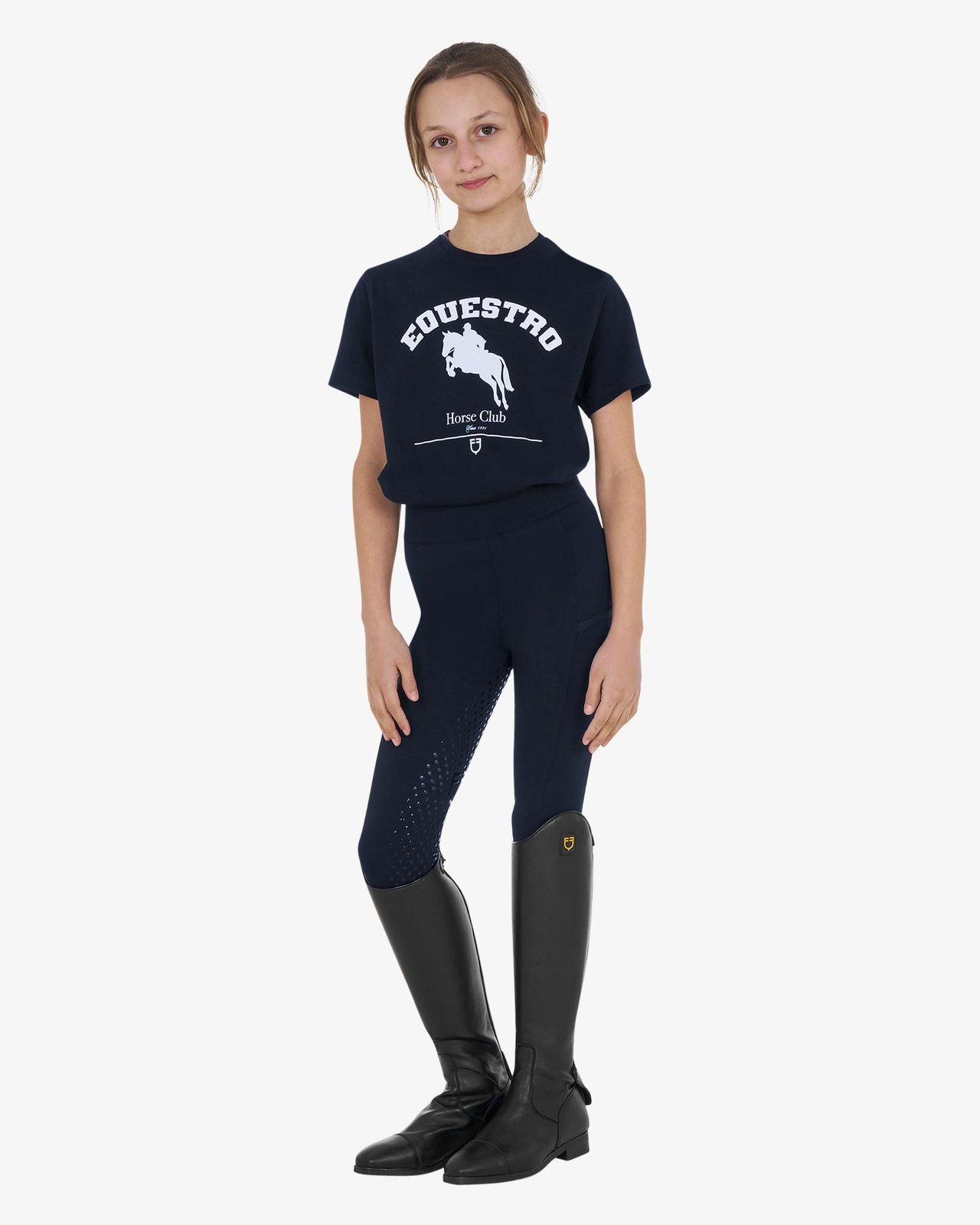 Girls' Jumping Horse Club cotton T-shirt