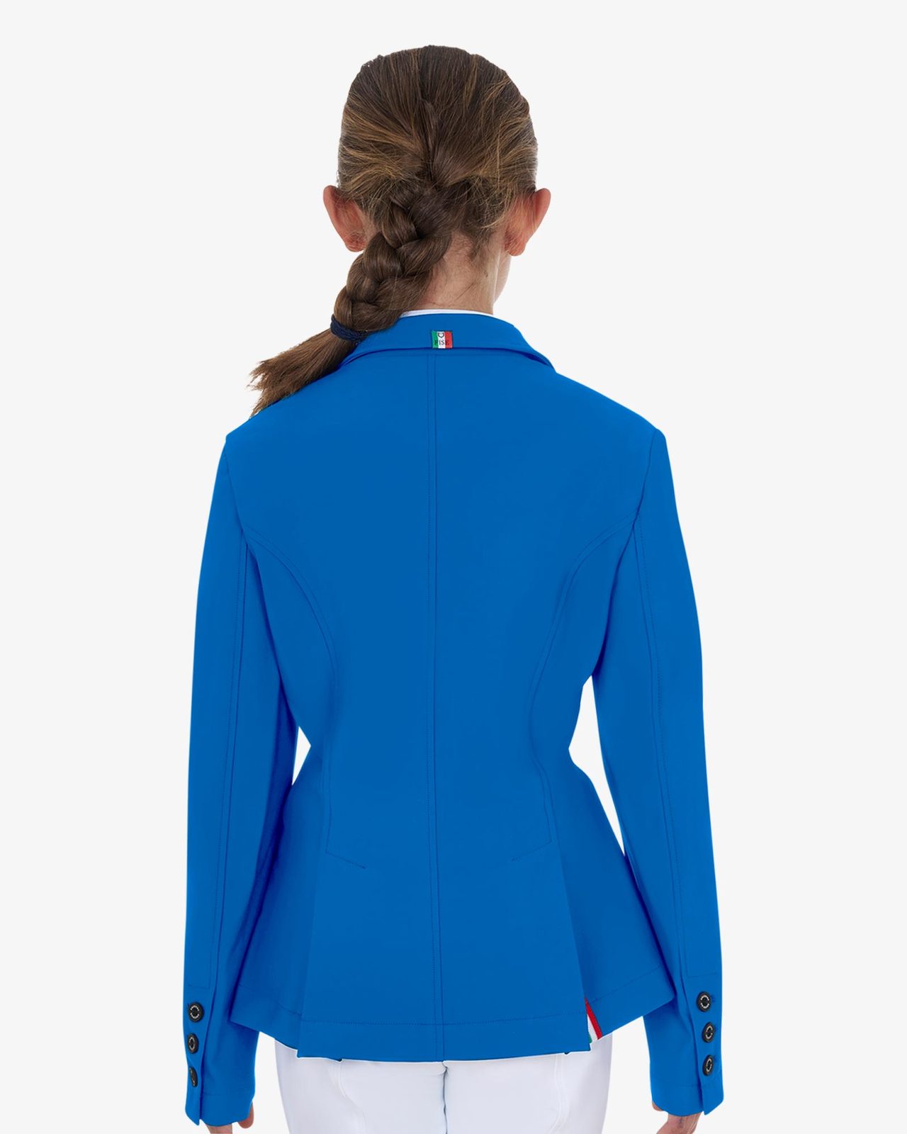 Kids' unisex three-button competition jacket Equestro X FISE