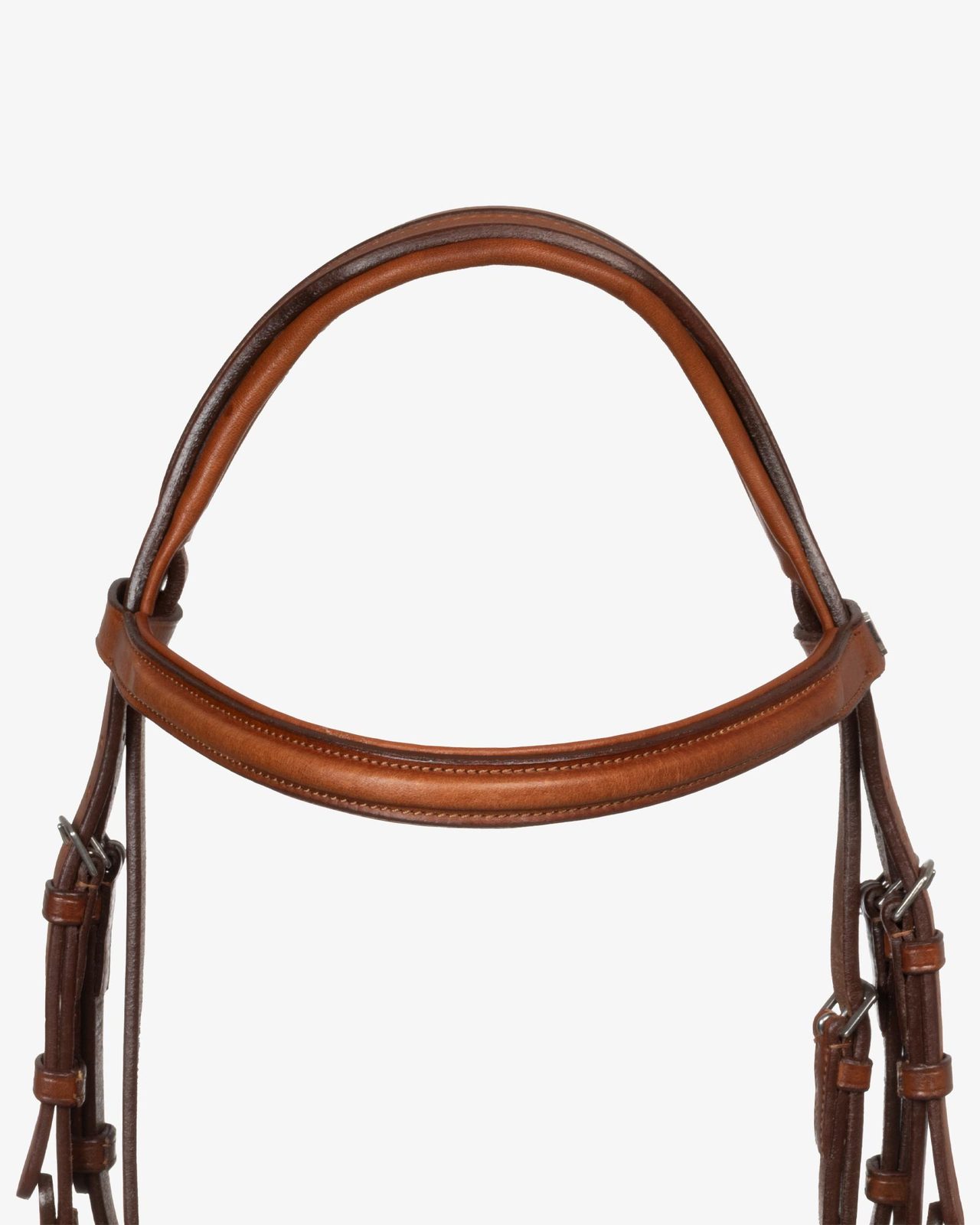 Jumping leather English bridle