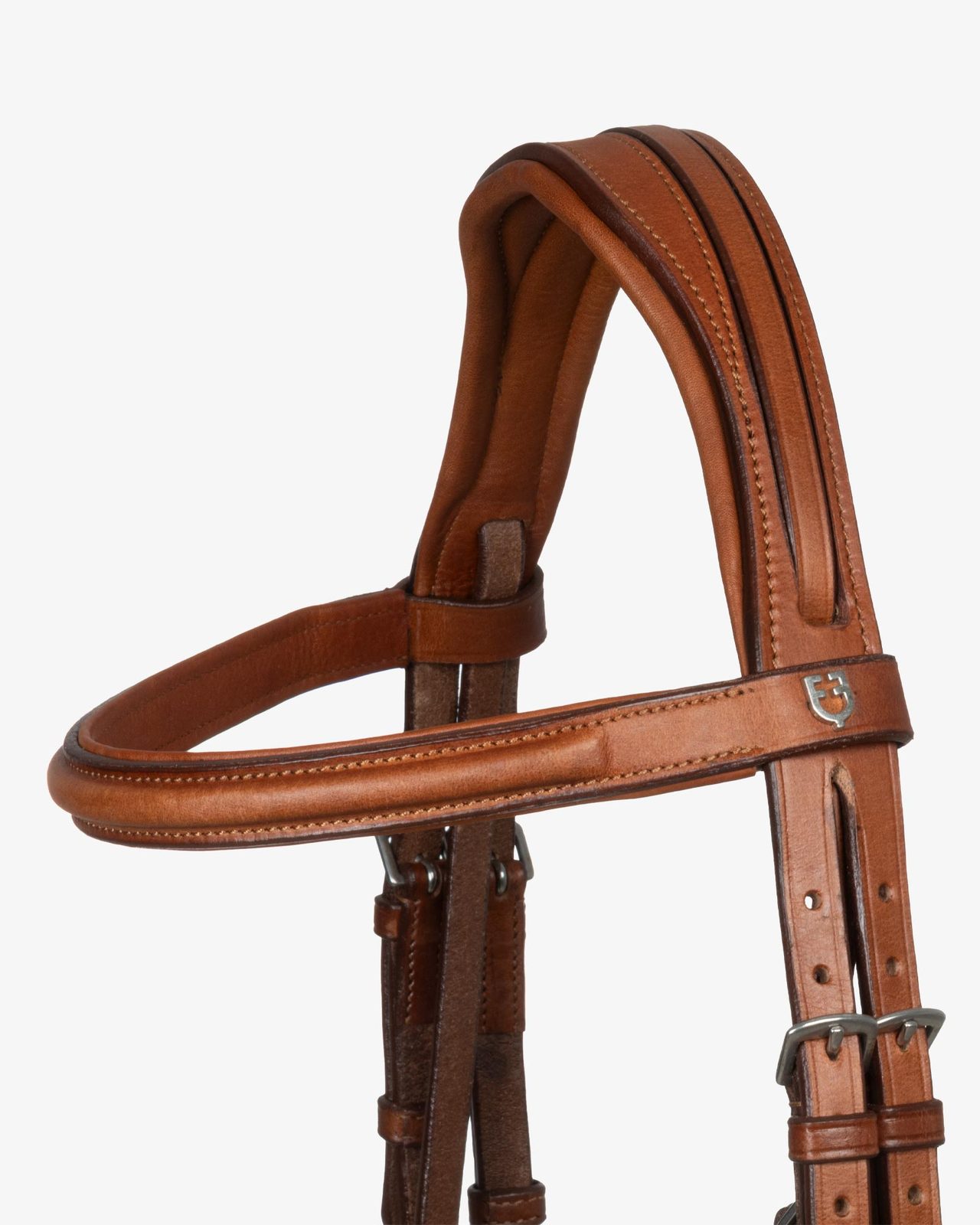 Jumping leather English bridle