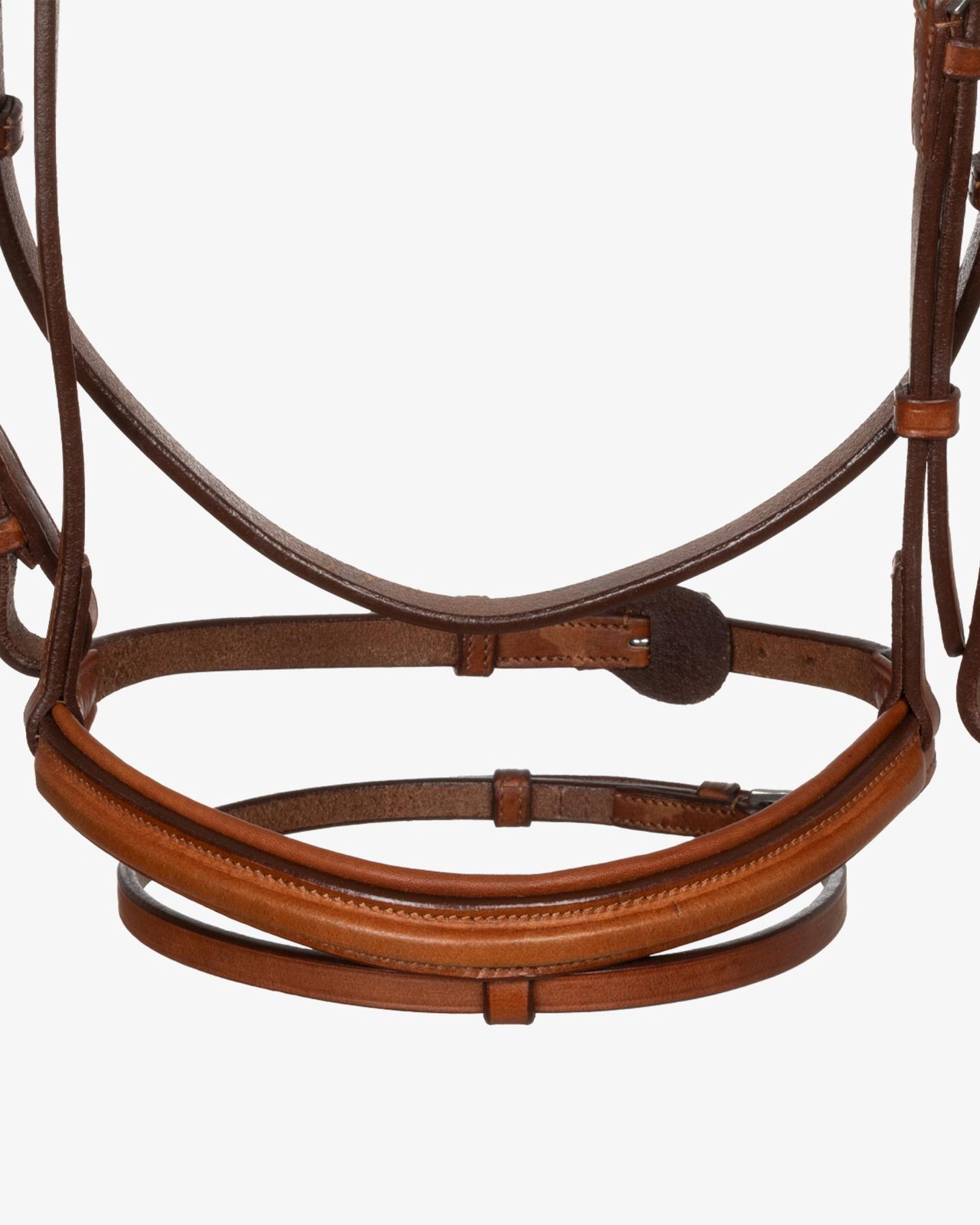 Jumping leather English bridle