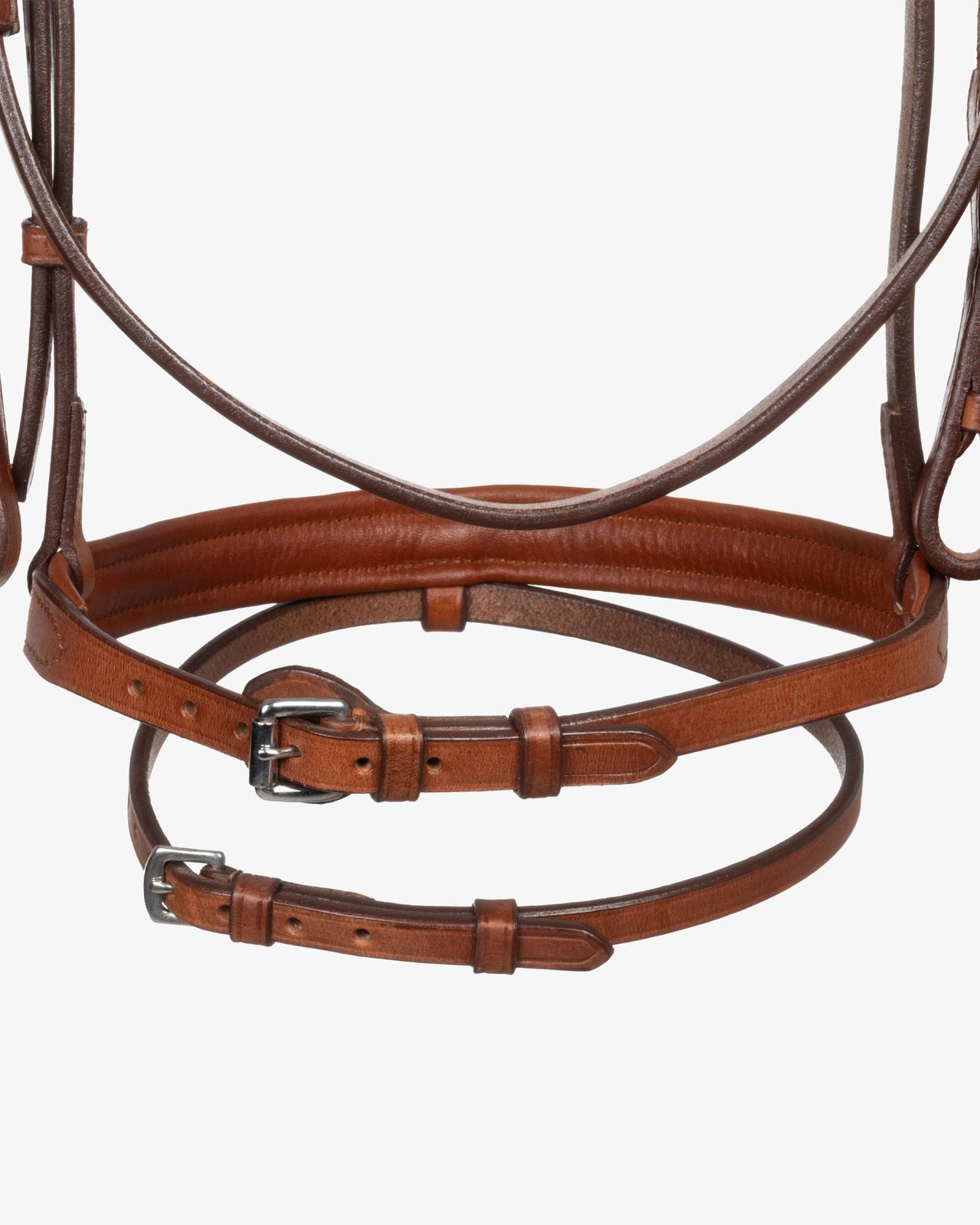 Jumping leather English bridle