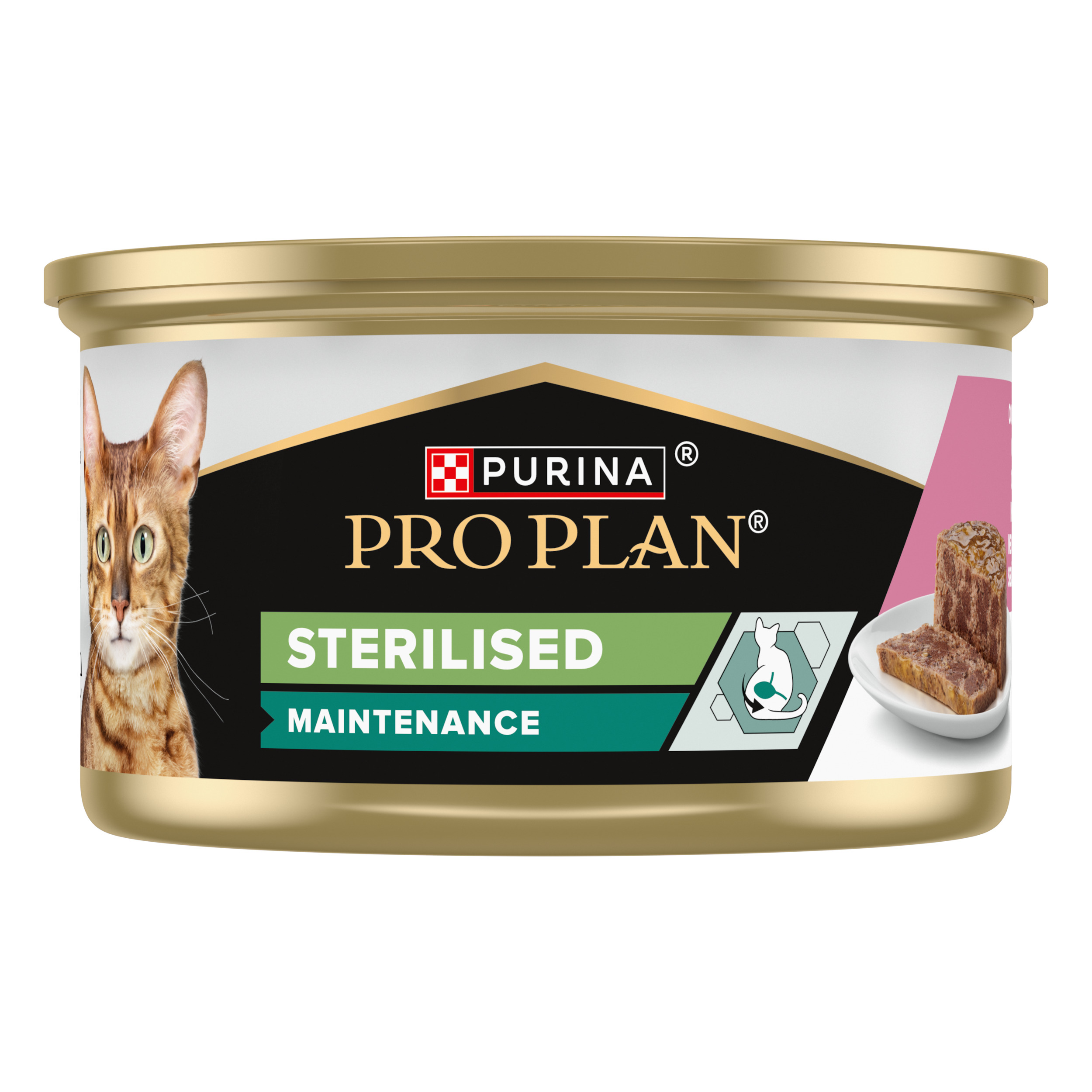 PURINA® PRO PLAN® STERILISED MAINTENANCE, Terrine, con tonno e salmone
