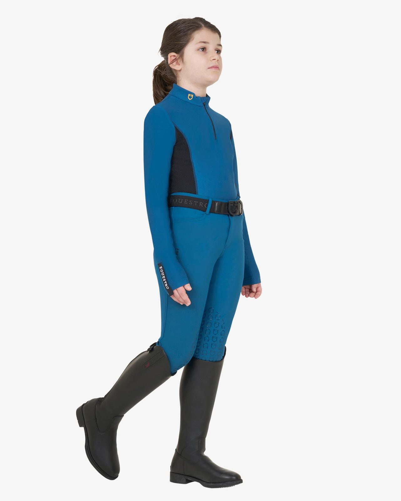 Girls' long-sleeved training base layer