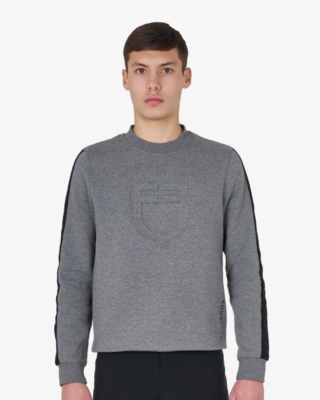 Felpa uomo in cotone con logo