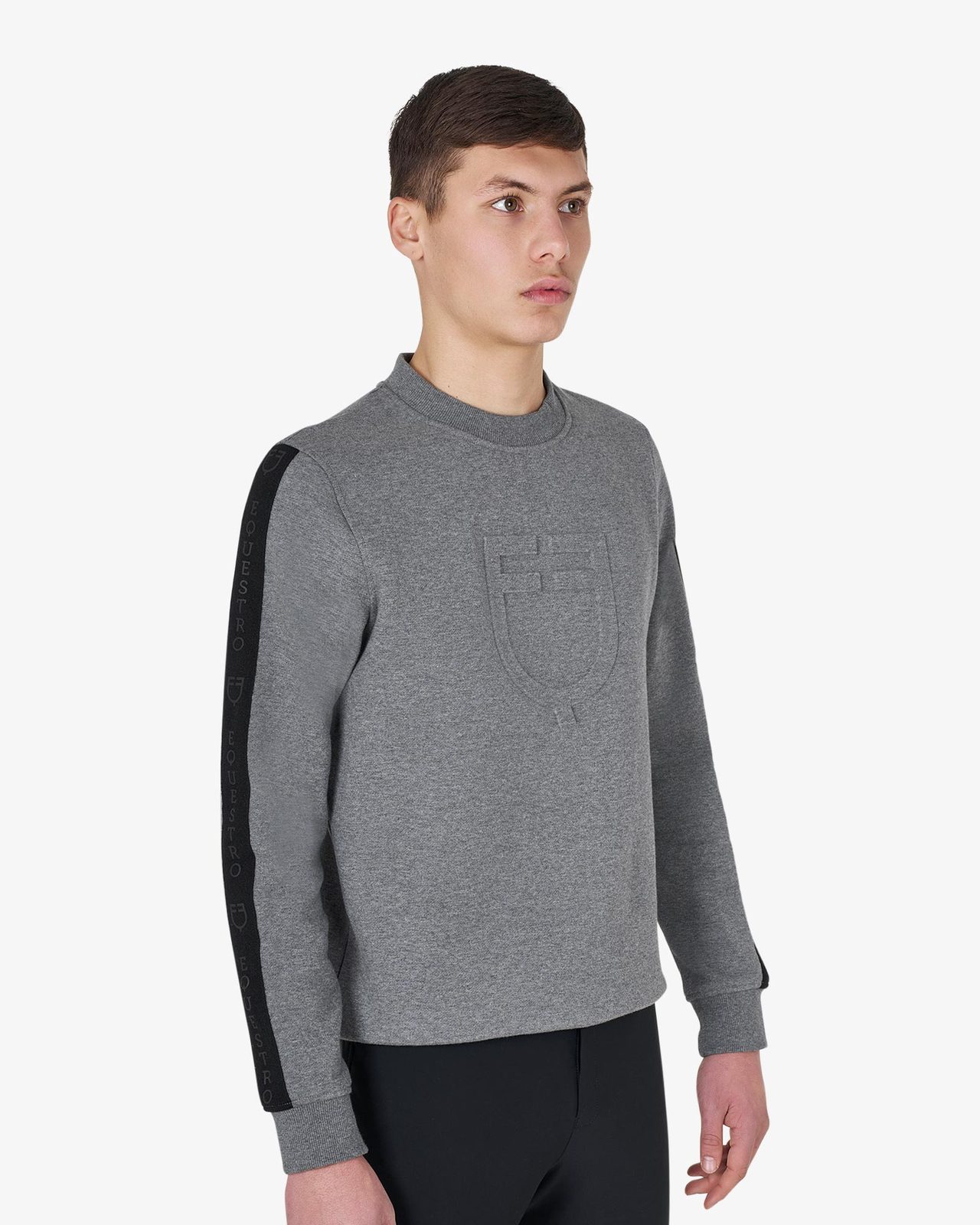 Felpa uomo in cotone con logo