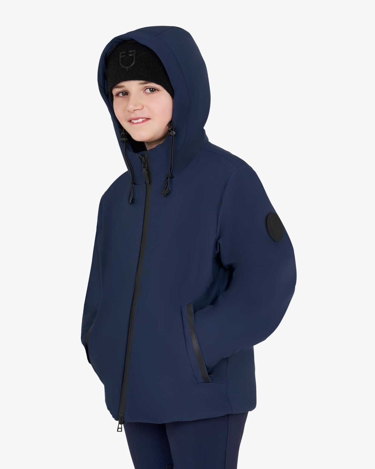 Unisex Kids Waterproof and Windproof Nylon Jacket