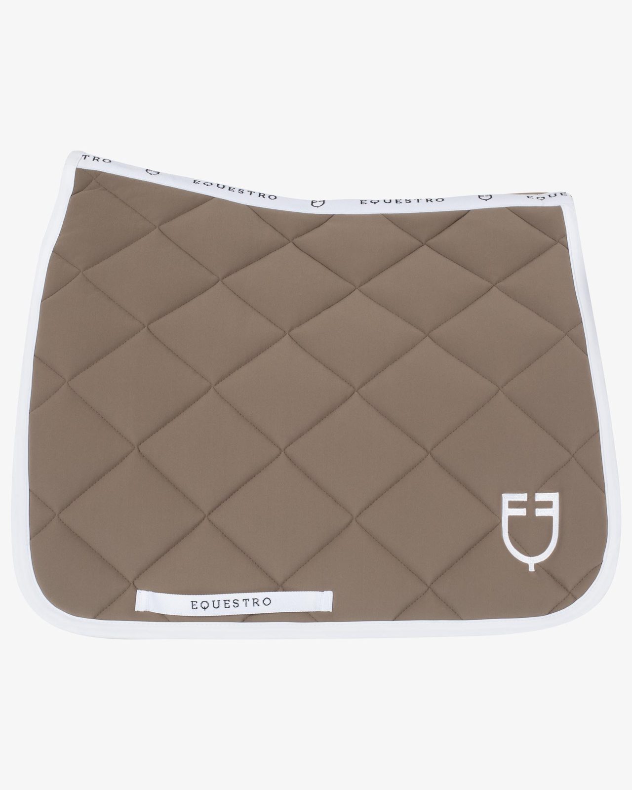 Dressage saddle pad with diamond quilting