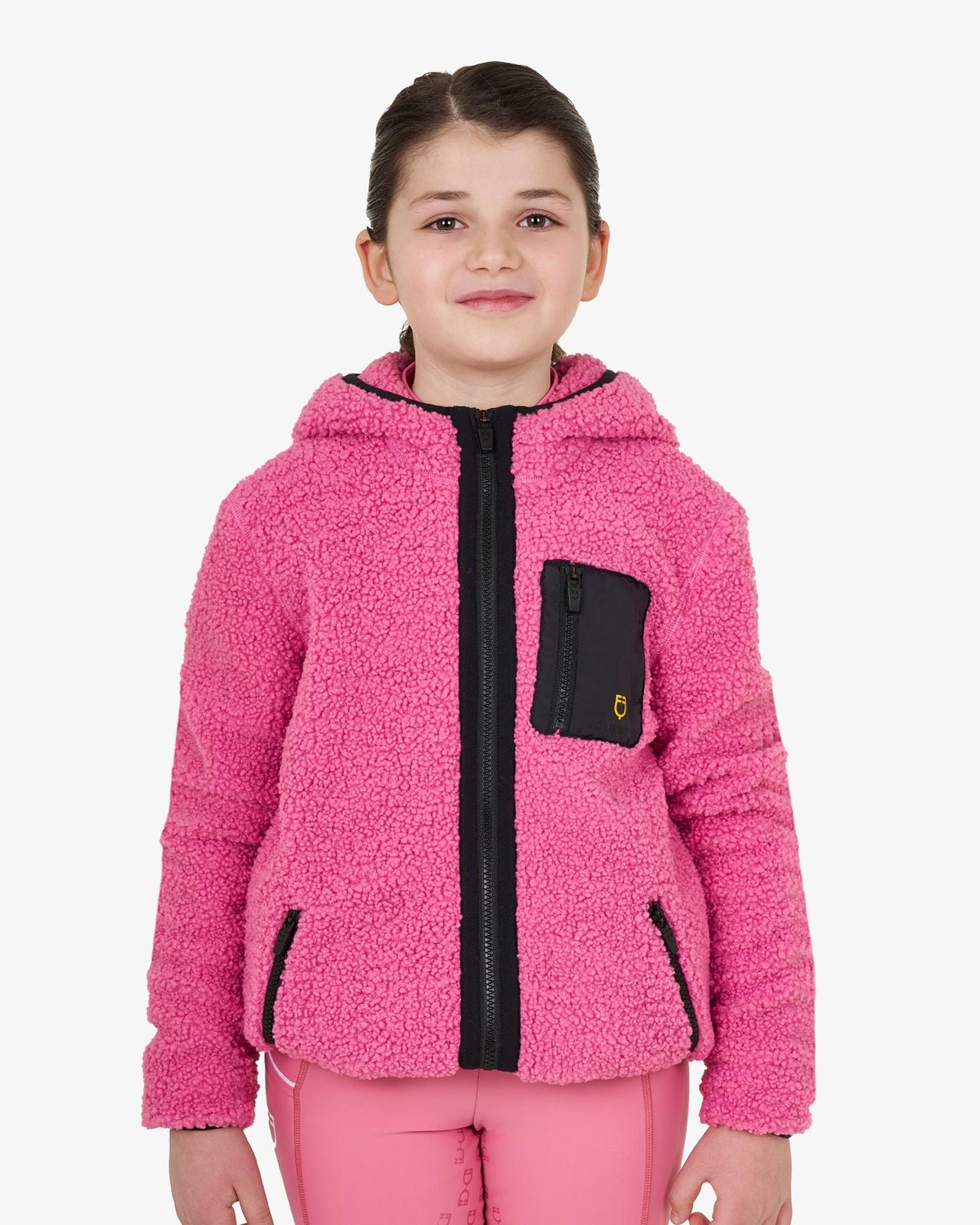Kids' fleece sweatshirt with front zip