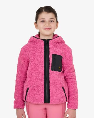 Kids' fleece sweatshirt with front zip