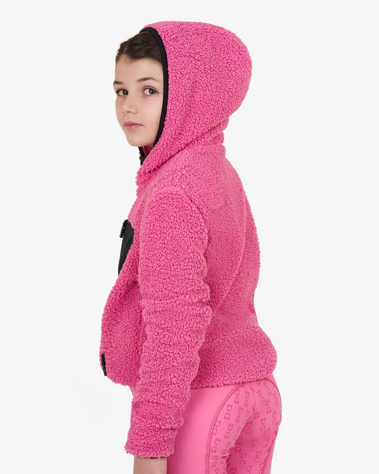 Kids' fleece sweatshirt with front zip