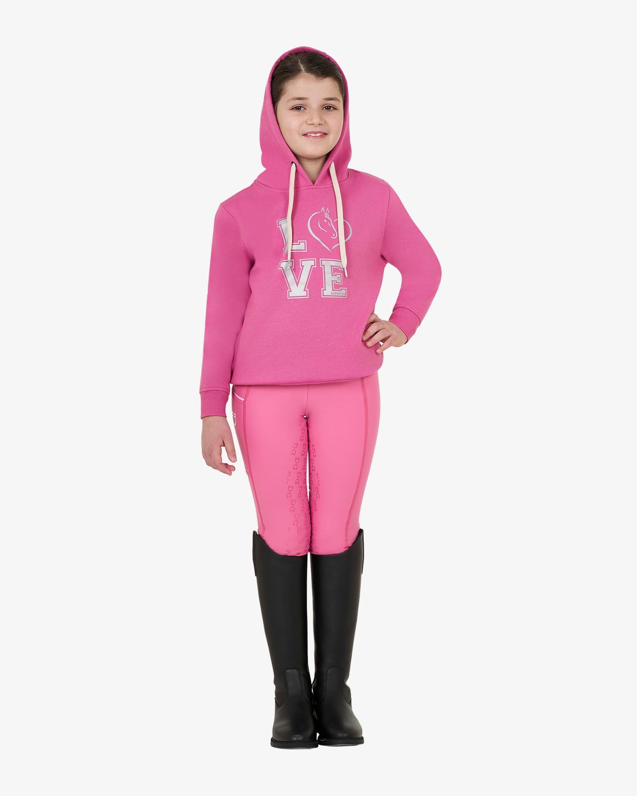 Girls' fleece lining leggings