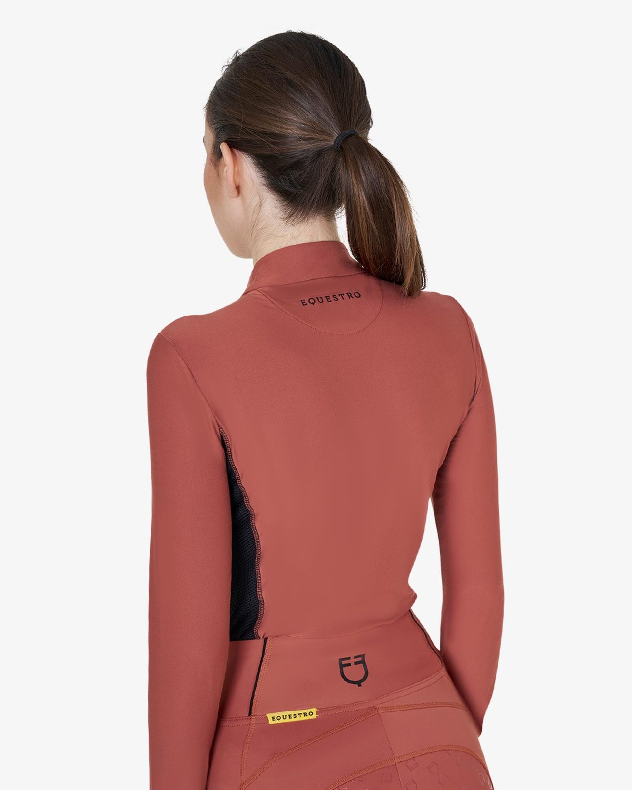 Polo tecnica donna da allenamento manica lunga