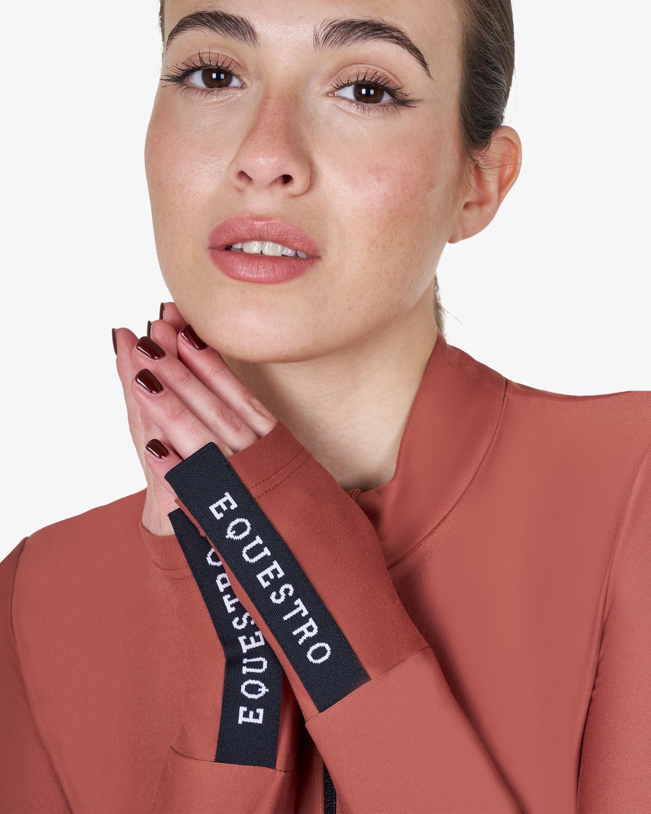 Polo tecnica donna da allenamento manica lunga