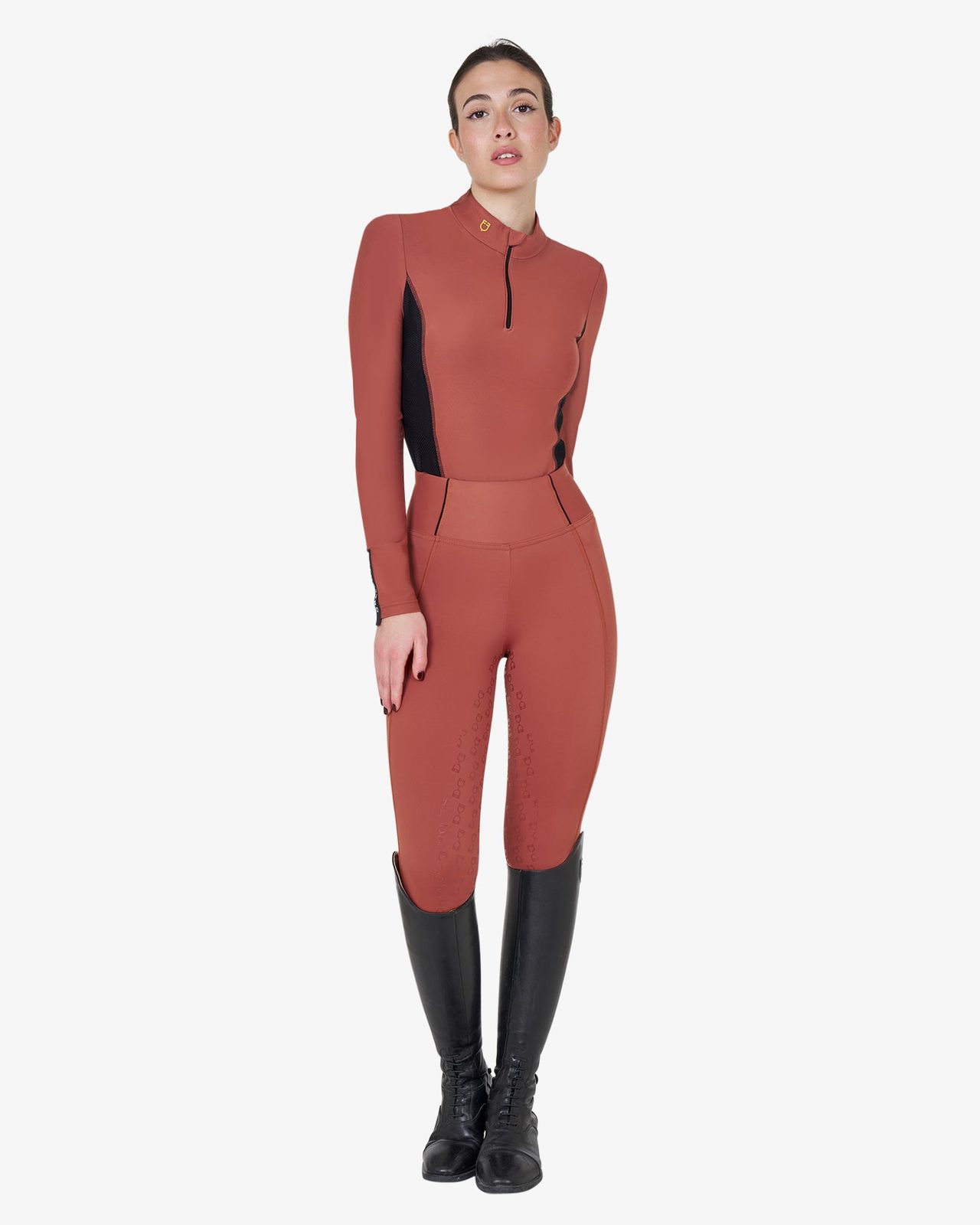 Polo tecnica donna da allenamento manica lunga