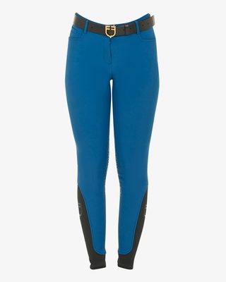 Pantaloni donna slim fit grip con logo Equestro