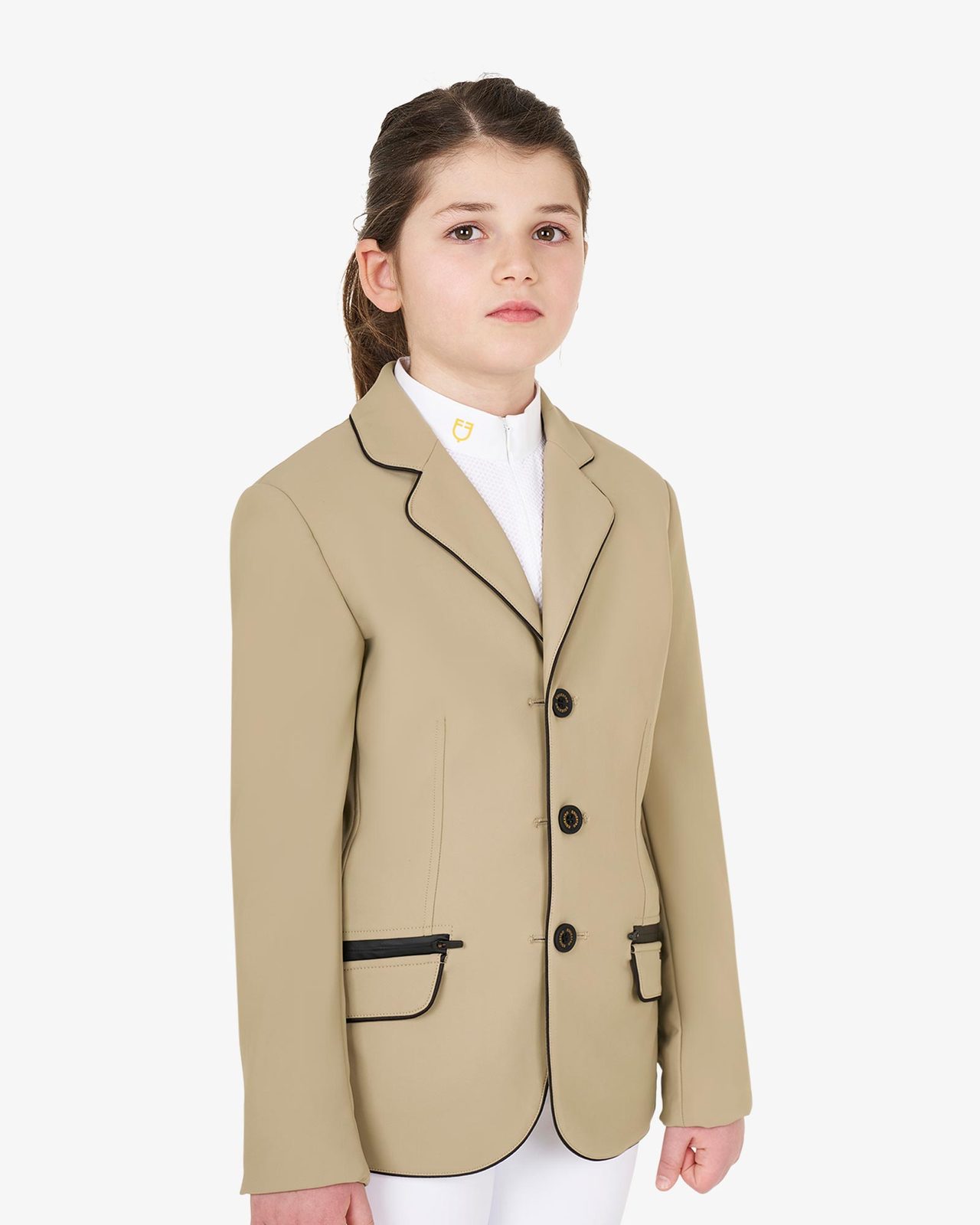 Girls' competition jacket in technical fabric