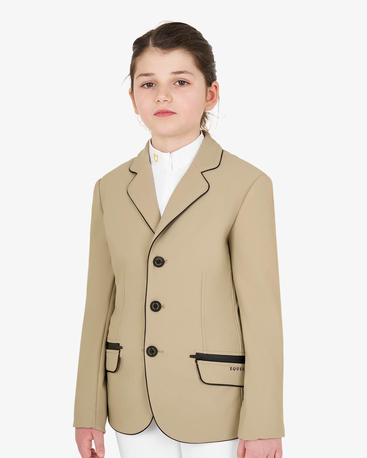 Girls' competition jacket in technical fabric