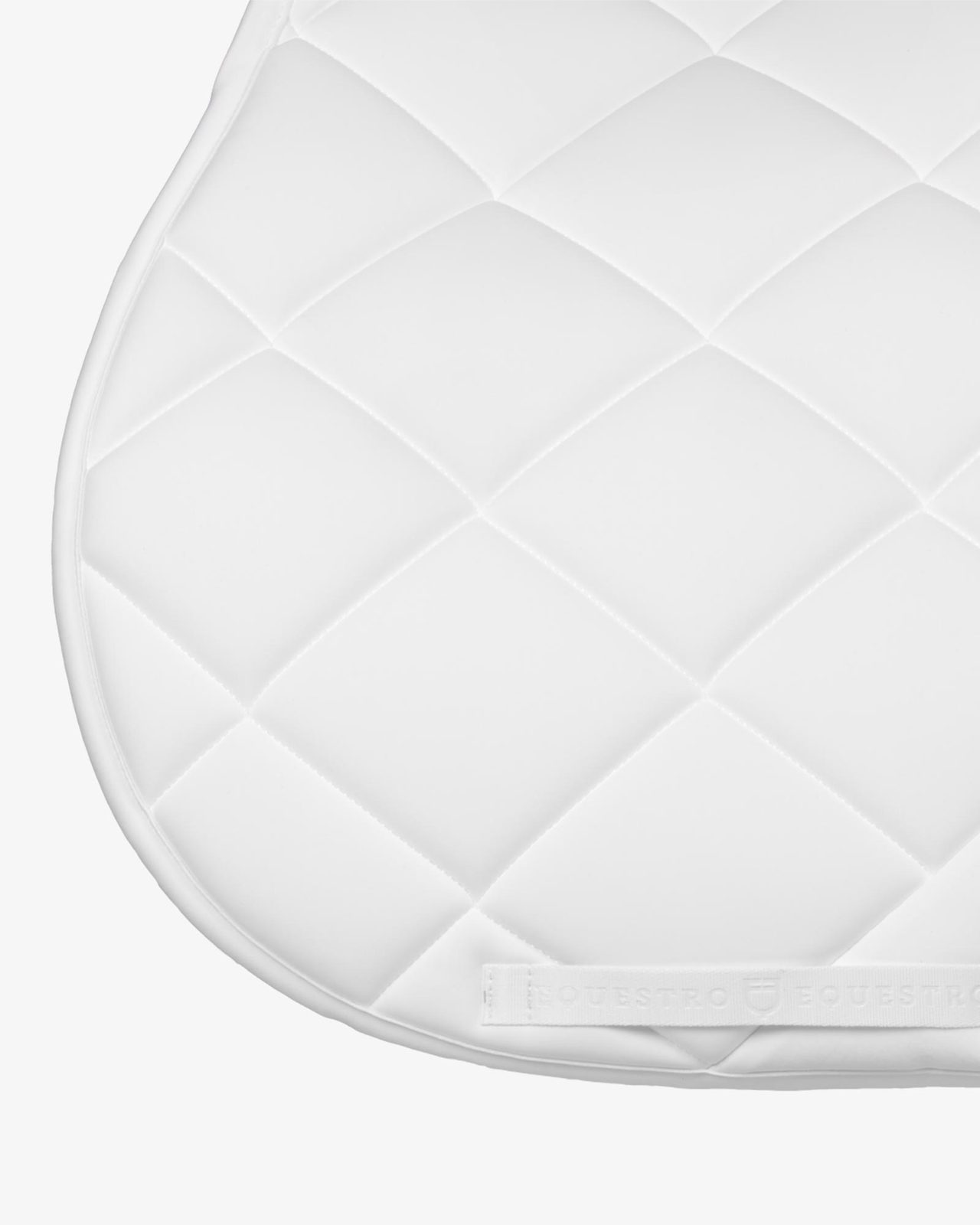 Jumping saddle pad rhinestone logo