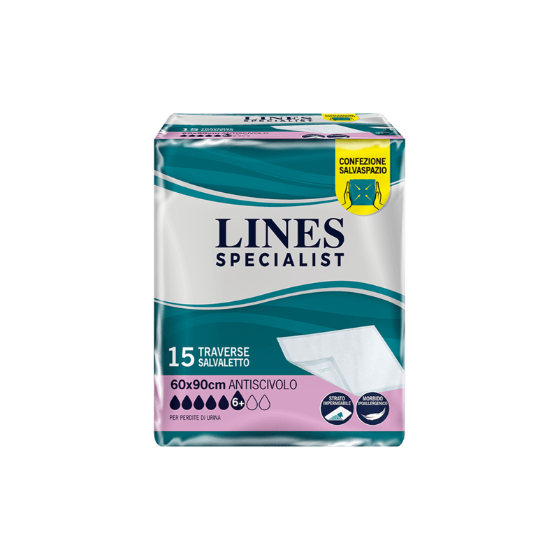Acquista online Lines Specialist Traversa 60x90 - Lines Specialist, prodotti per perdite di urina Traversa 60x90 Antiscivolo