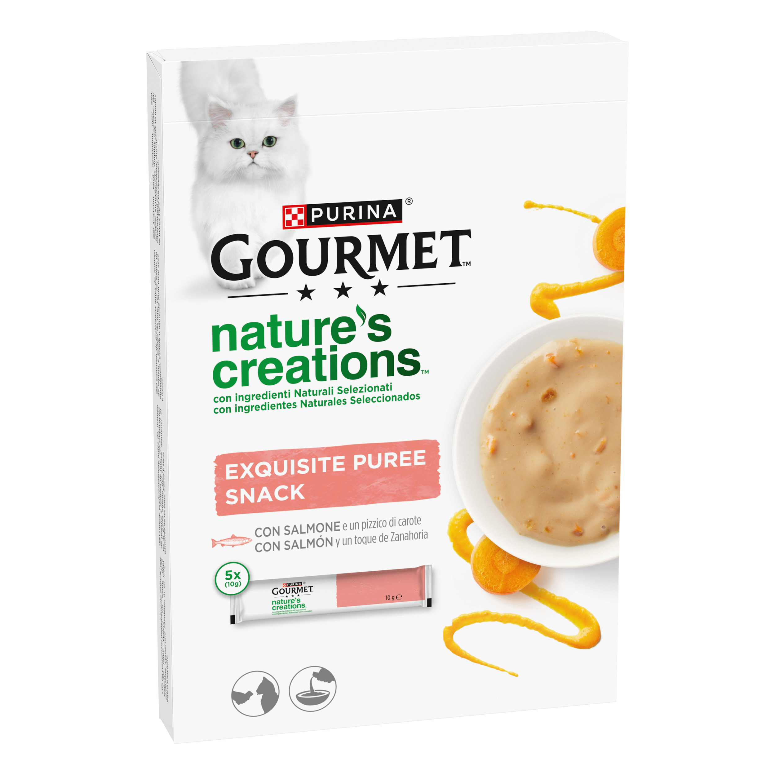 GOURMET Nature's creations Exquisite Puree Salmone e Carota