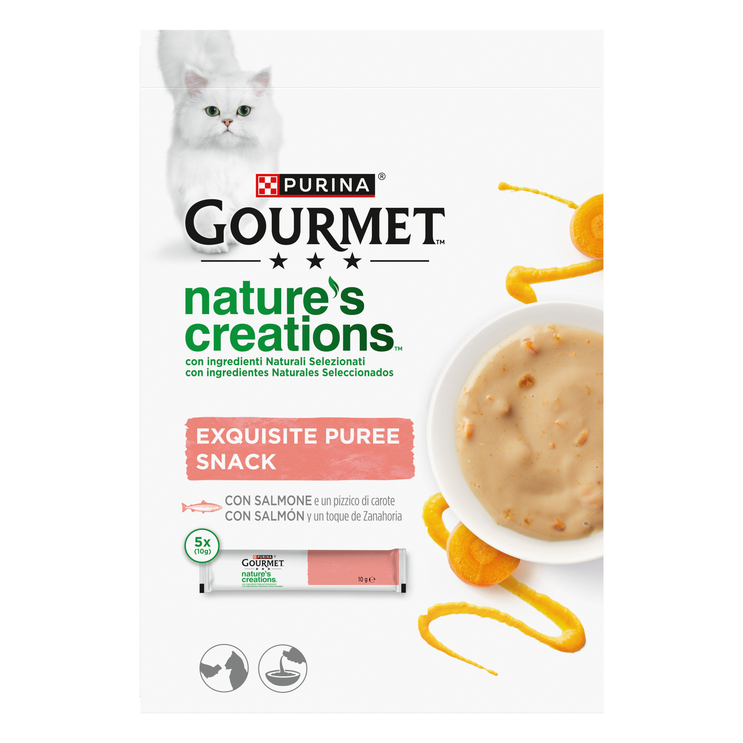 GOURMET Nature's creations Exquisite Puree Salmone e Carota