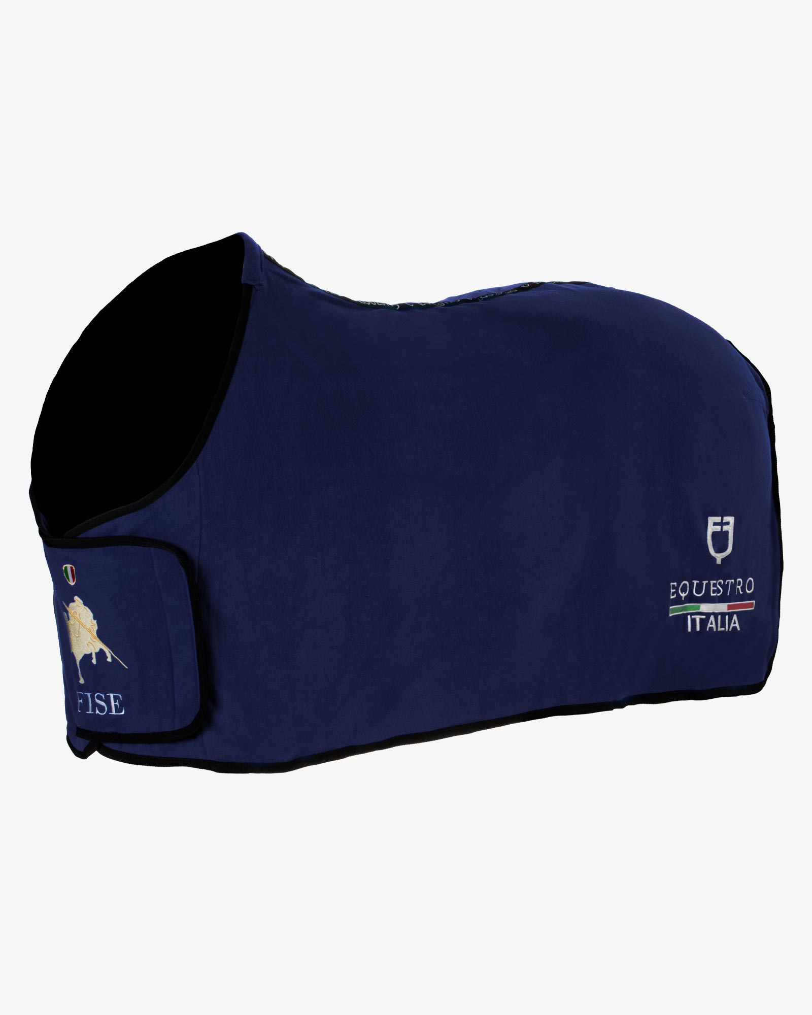 Coperta in pile con chiusura frontale Equestro X FISE