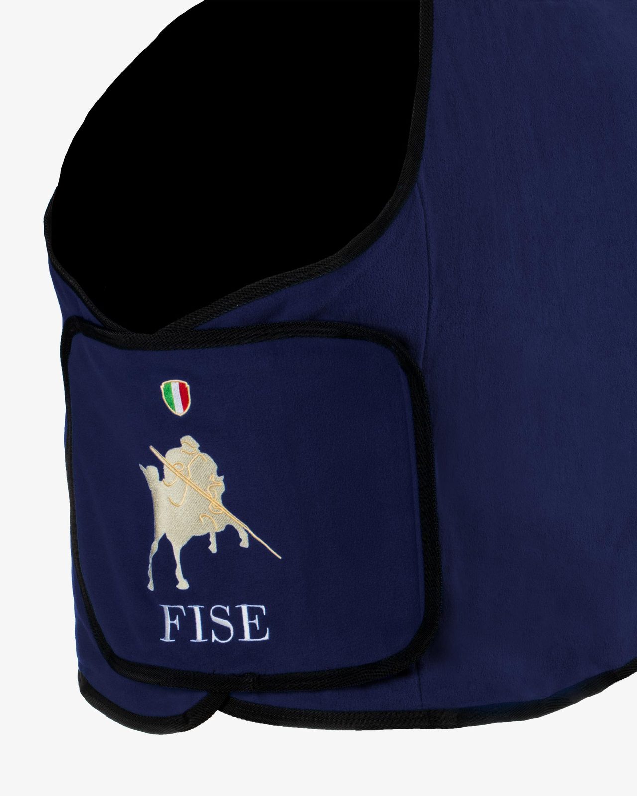 Coperta in pile con chiusura frontale Equestro X FISE