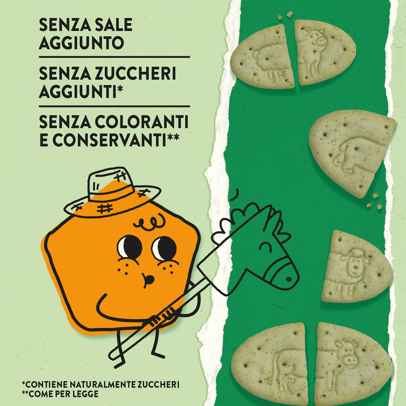 Mellin – Puzzle Crackers Piselli & Basilico Confezione da 105g