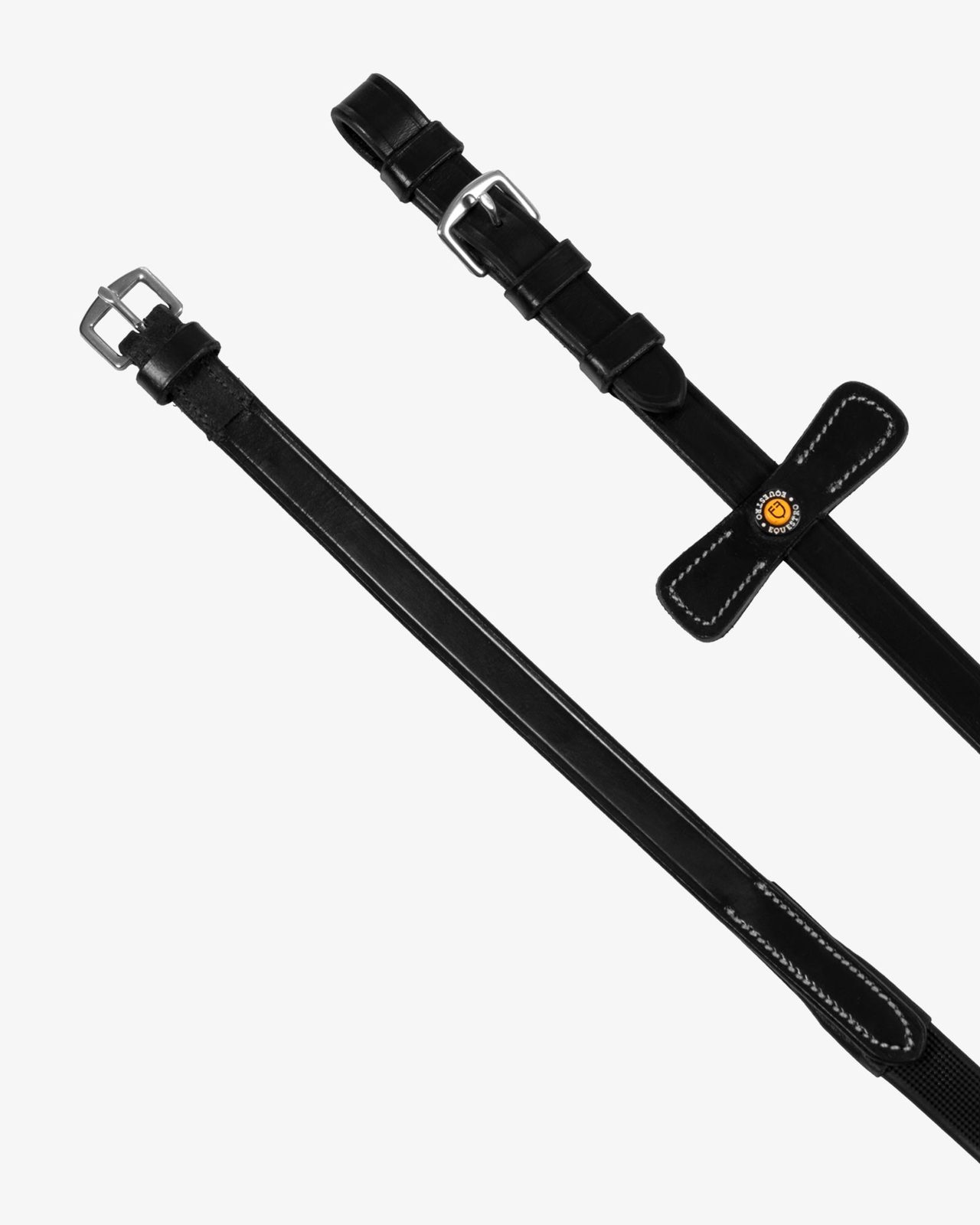 Leather solid grip reins with stoppers