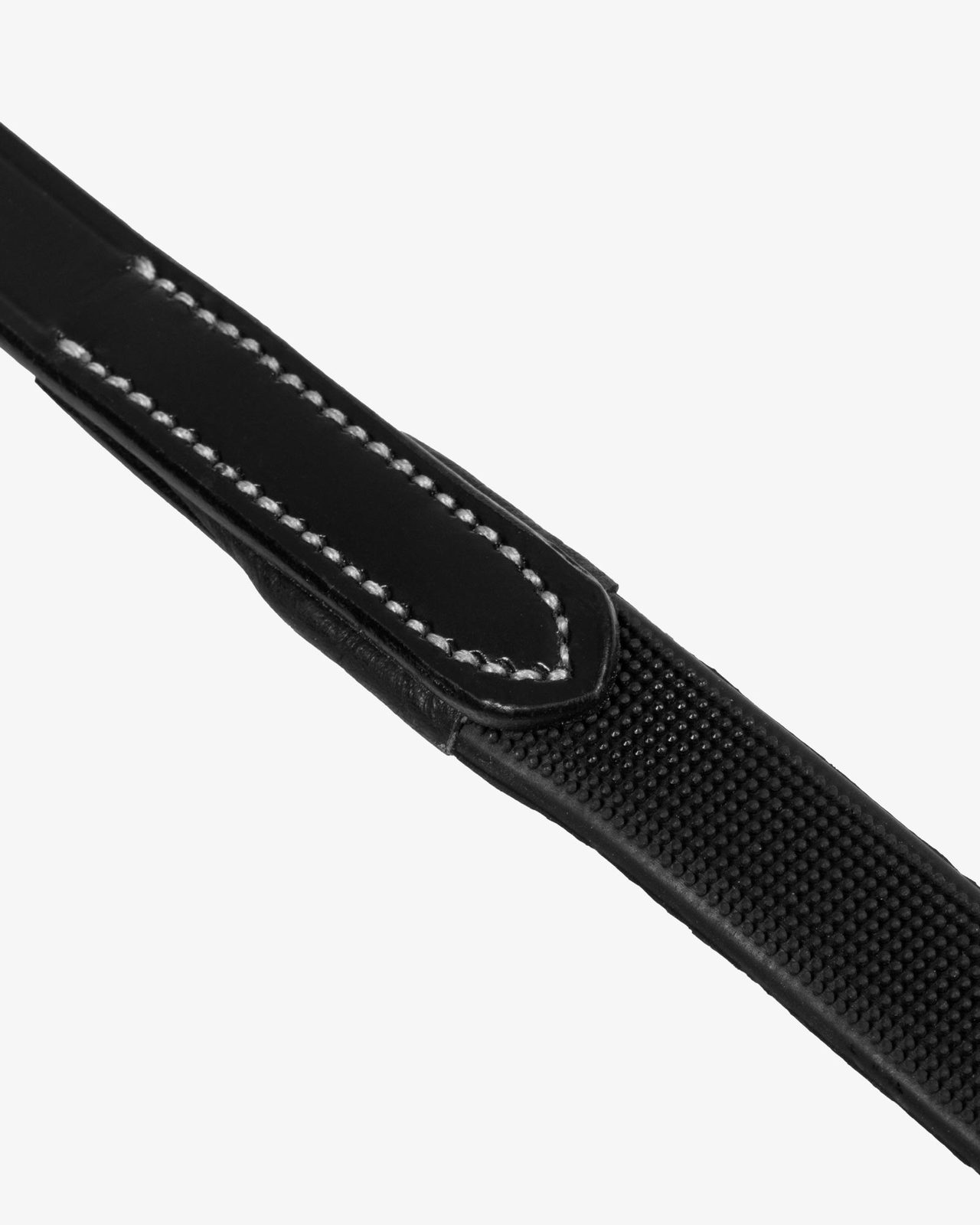 Leather solid grip reins with stoppers