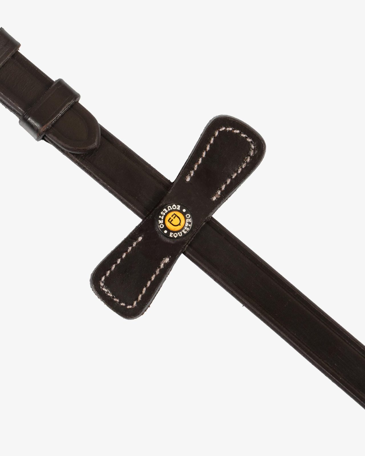 Leather solid grip reins with stoppers